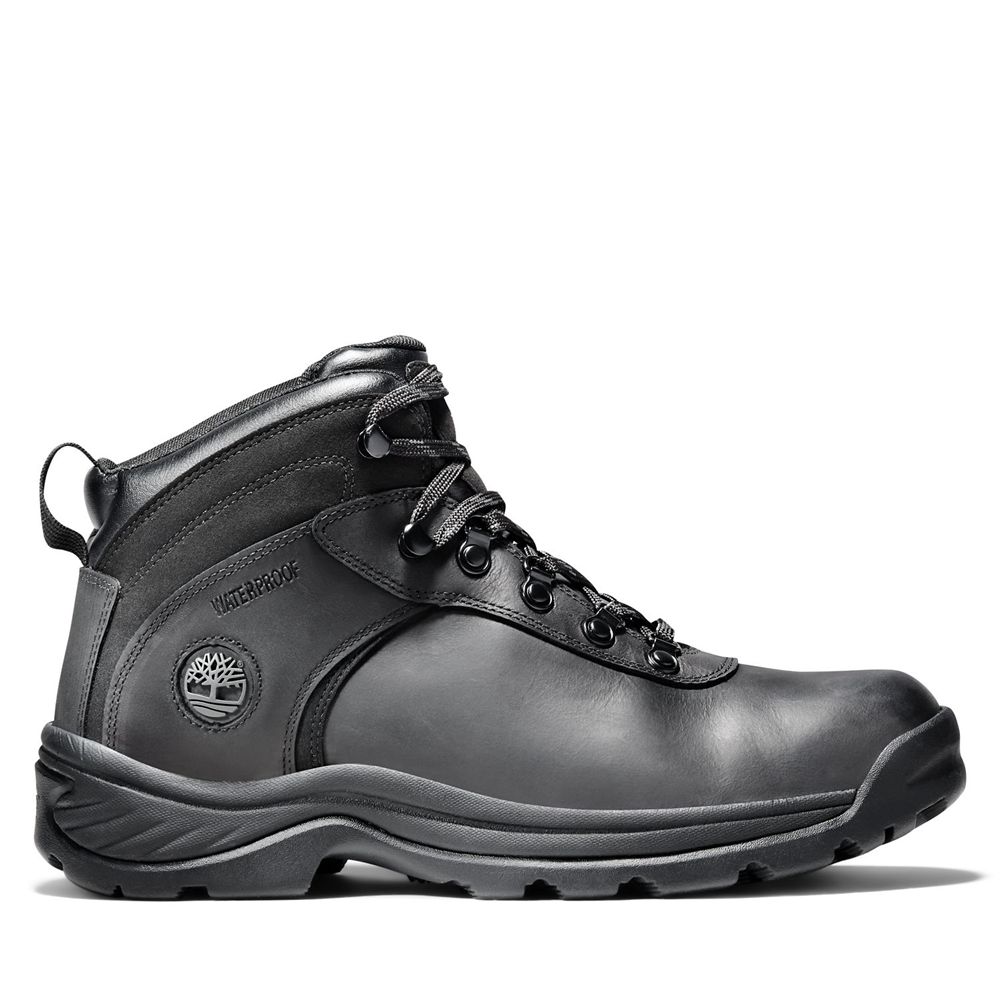 Timberland Παπούτσια Πεζοπορίας Ανδρικα Μαυρα - Flume Mid Waterproof - Greece 0473526-LR